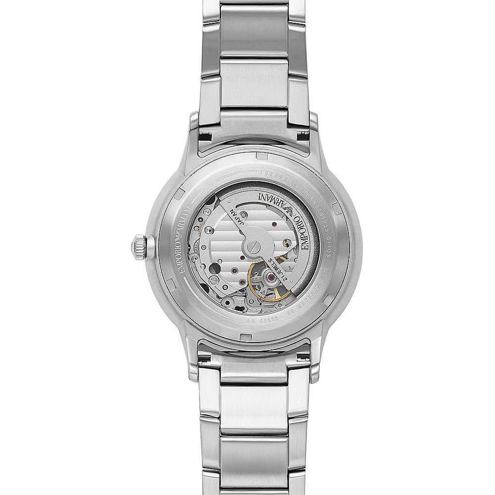 Stainless steel back emporio armani outlet